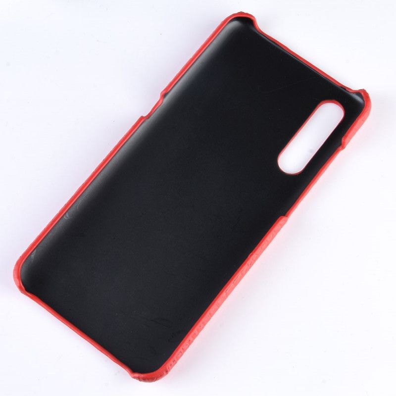 Cover Xiaomi Mi 9 Lite Sort Krokodillehudstil Beskyttelse