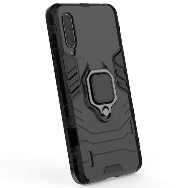 Cover Xiaomi Mi 9 Lite Sort Mobilcover Resistent Ring