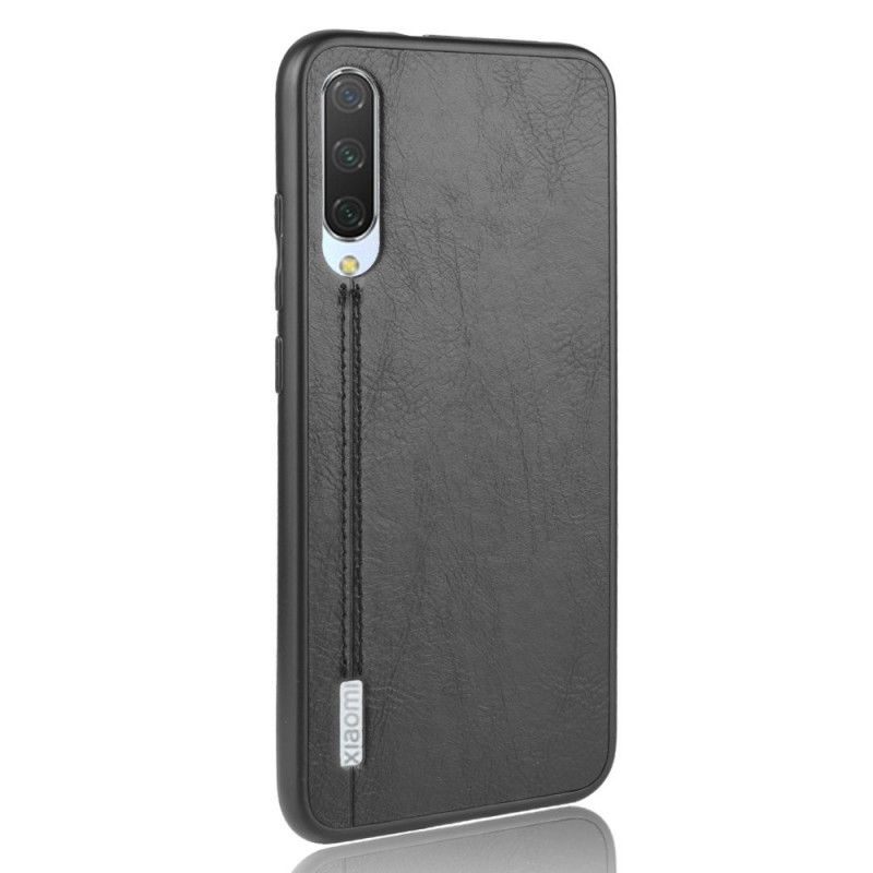 Cover Xiaomi Mi 9 Lite Sort Syet Lædereffekt