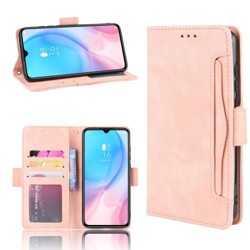 Flip Cover Læder for Xiaomi Mi 9 Lite Sort Førsteklasses Multikort