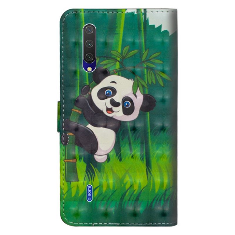 Flip Cover Xiaomi Mi 9 Lite Panda Og Bambus