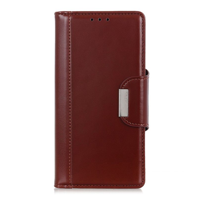 Flip Cover Xiaomi Mi 9 Lite Sort Mobilcover Faux Læder Elegance Lukning