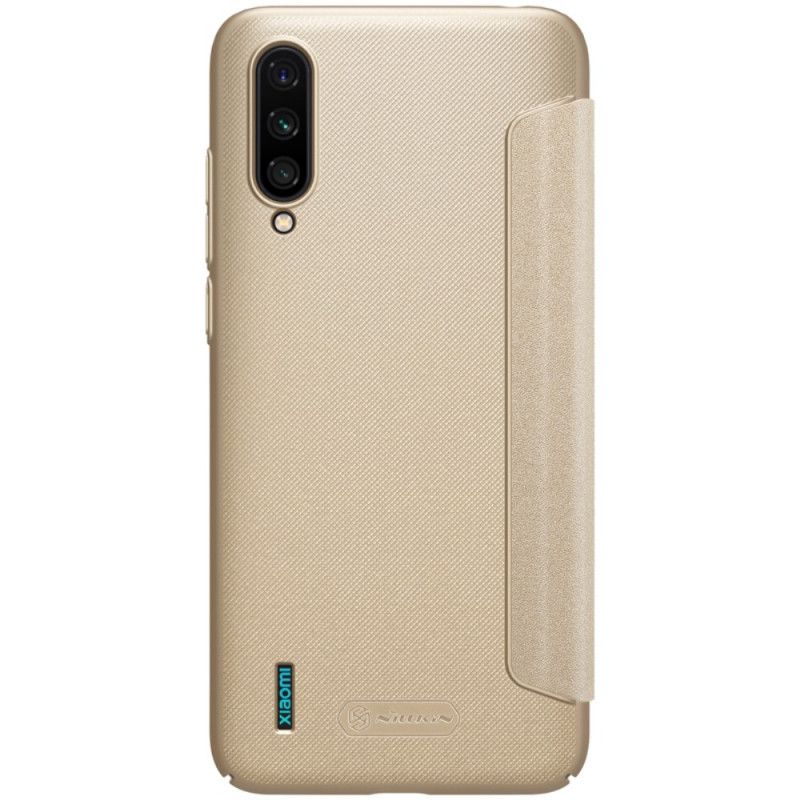 Læder Cover Xiaomi Mi 9 Lite Golden Nillkin