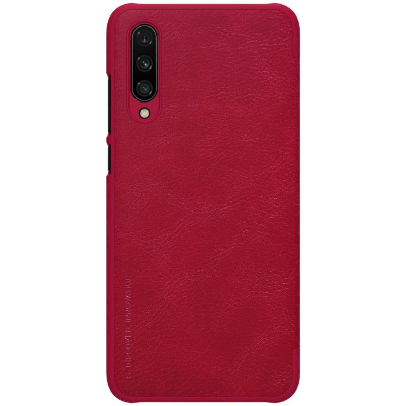 Læder Cover Xiaomi Mi 9 Lite Sort Nillkin Qin-Serie