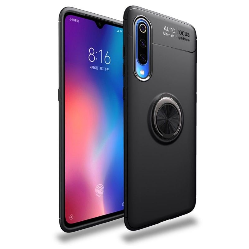 Cover for Xiaomi Mi 9 Sort Roterende Ring