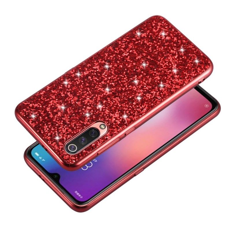 Cover Xiaomi Mi 9 Rød Jeg Er Glitter