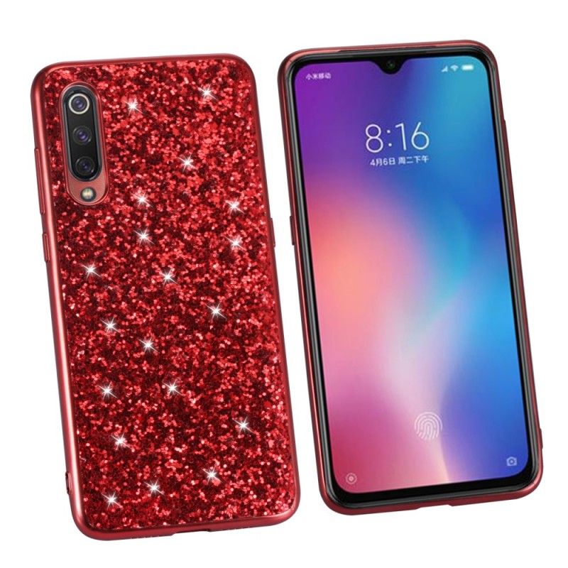 Cover Xiaomi Mi 9 Rød Jeg Er Glitter