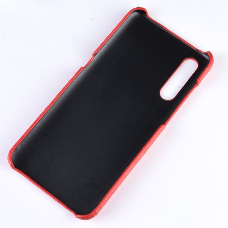 Cover Xiaomi Mi 9 Rød Krokodillehudeffekt Original