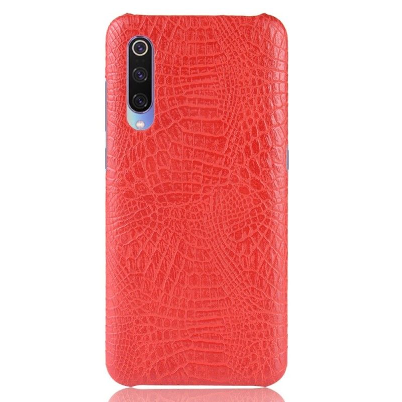 Cover Xiaomi Mi 9 Rød Krokodillehudeffekt Original