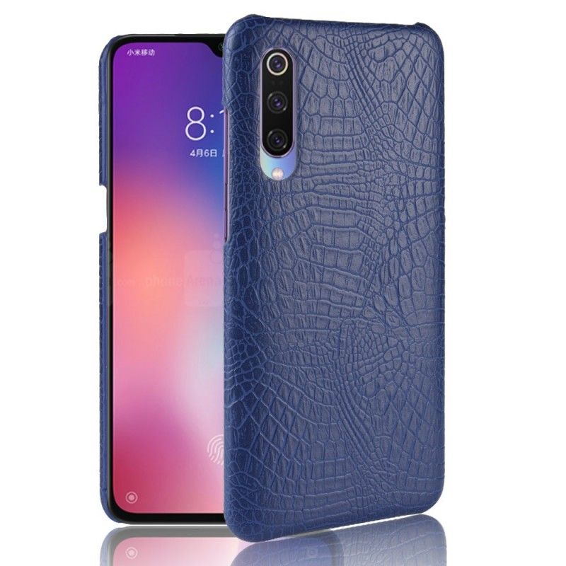 Cover Xiaomi Mi 9 Rød Krokodillehudeffekt Original