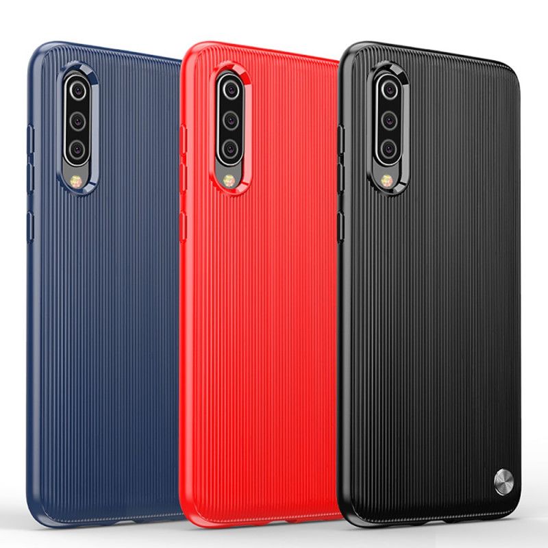 Cover Xiaomi Mi 9 Sort Mobilcover Struktureret Silikone