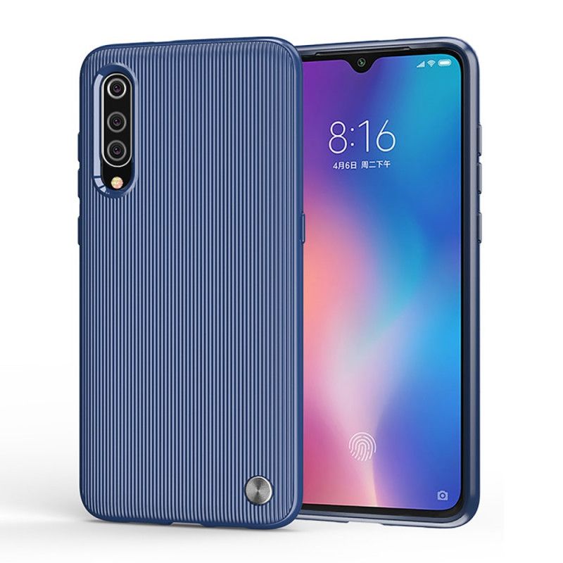 Cover Xiaomi Mi 9 Sort Mobilcover Struktureret Silikone