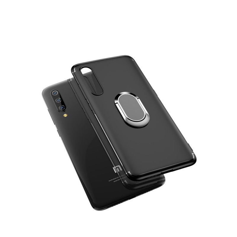 Cover Xiaomi Mi 9 Sort Premium Magnetisk Ring