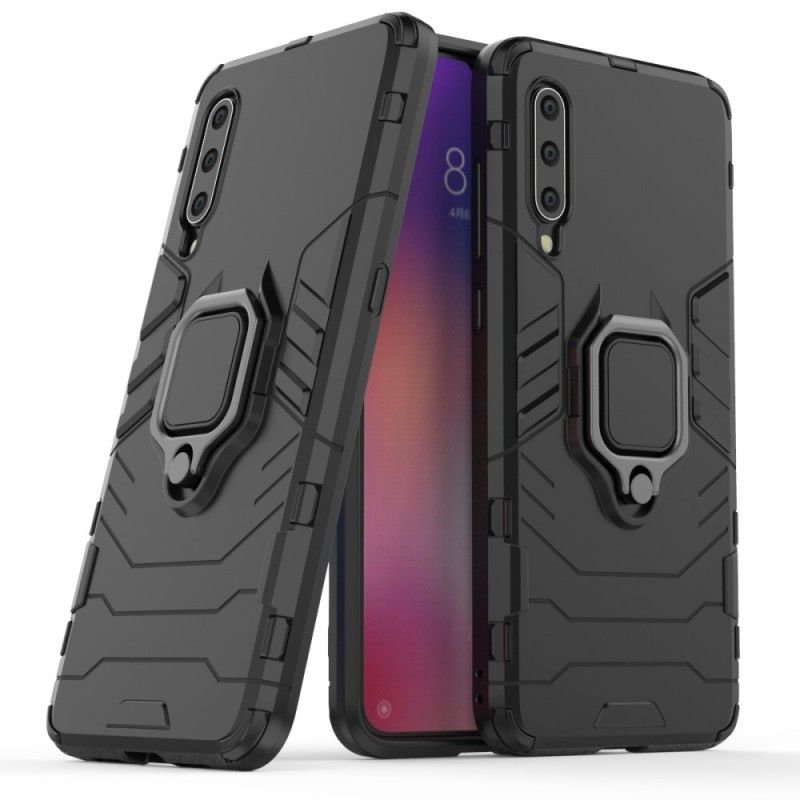 Cover Xiaomi Mi 9 Sort Resistent Ring