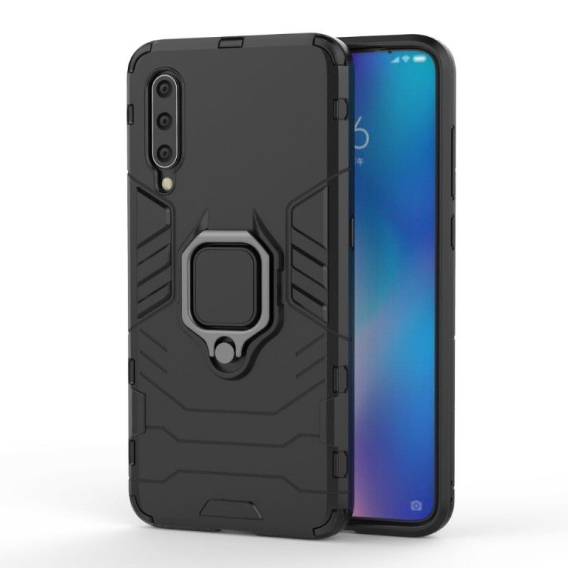 Cover Xiaomi Mi 9 Sort Resistent Ring