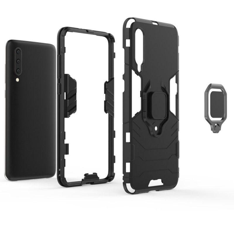 Cover Xiaomi Mi 9 Sort Resistent Ring