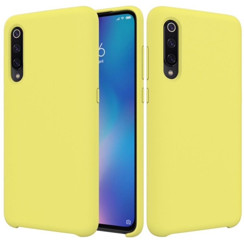 Cover Xiaomi Mi 9 Sort Silikone Væske Beskyttelse