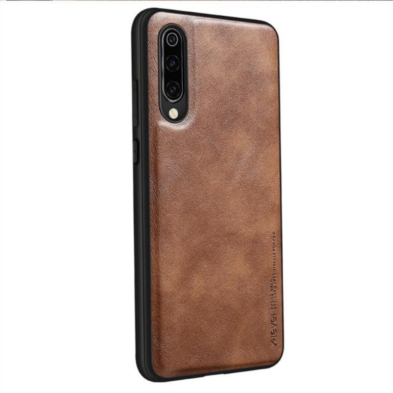 Cover Xiaomi Mi 9 Sort Vintage Lædereffekt