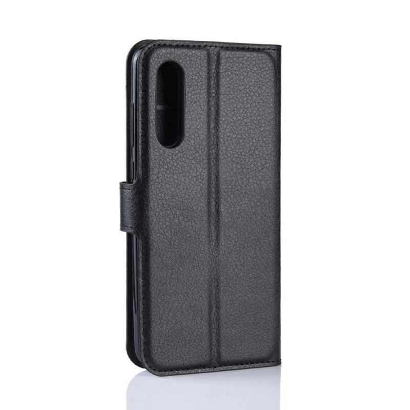 Flip Cover Læder for Xiaomi Mi 9 Sort Klassisk