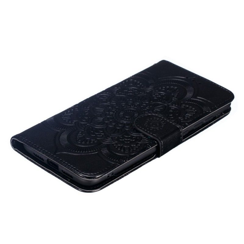 Flip Cover Læder Xiaomi Mi 9 Sort Hele Mandala Original