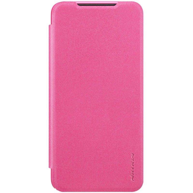 Læder Cover for Xiaomi Mi 9 Magenta Nillkin