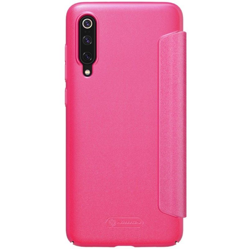 Læder Cover for Xiaomi Mi 9 Magenta Nillkin