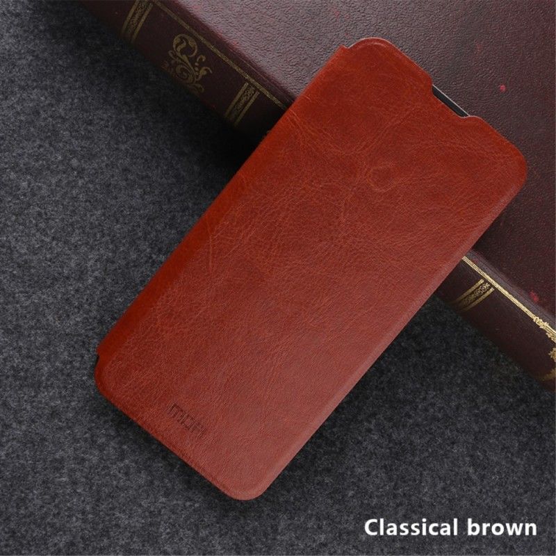 Læder Cover for Xiaomi Mi 9 Sort Vintage Mofi