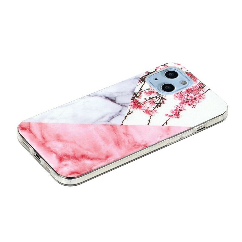 Cover iPhone 13 Mini Marmorgeometrier