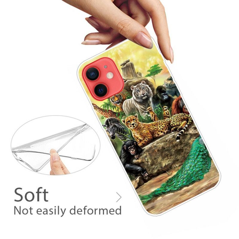 Cover iPhone 13 Mini Safaridyr