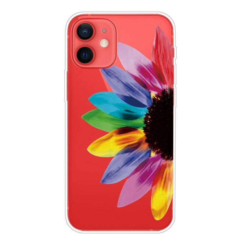 Cover iPhone 13 Mini Telefon Etui Farverig Blomst