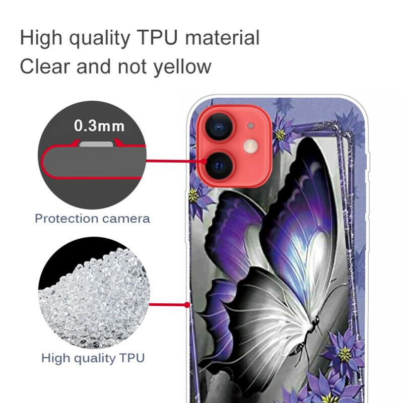 Cover iPhone 13 Mini Telefon Etui Royal Butterfly