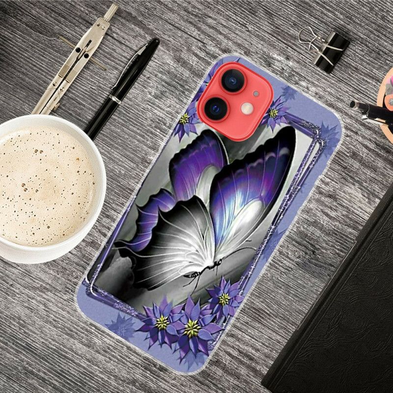 Cover iPhone 13 Mini Telefon Etui Royal Butterfly