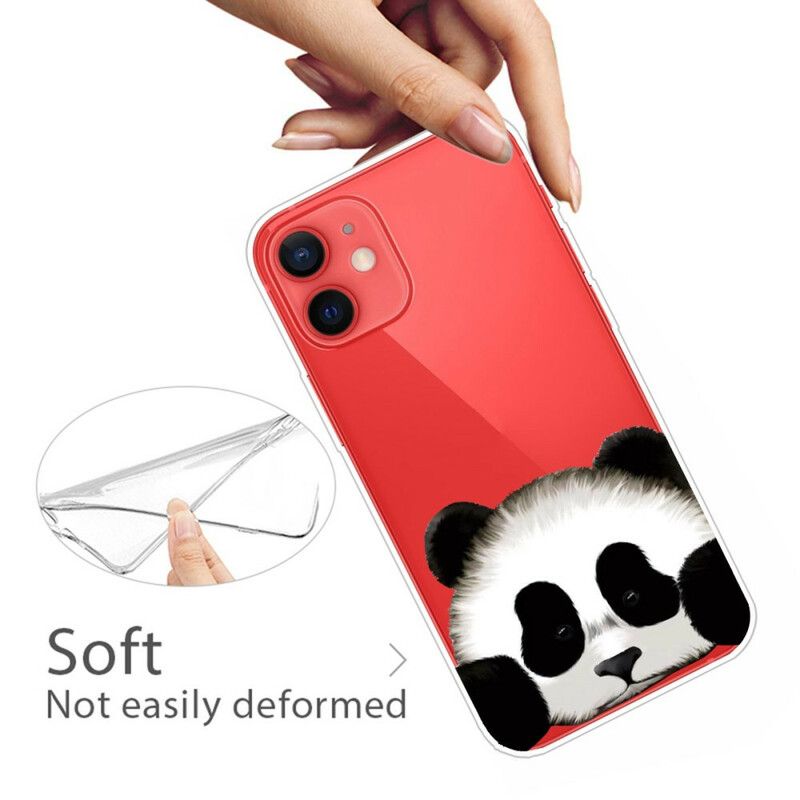 Cover iPhone 13 Mini Transparent Panda