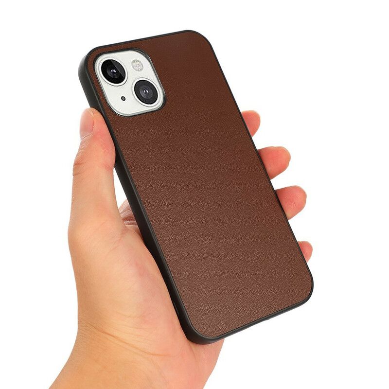 Cover Til iPhone 13 Mini Ægte Læder