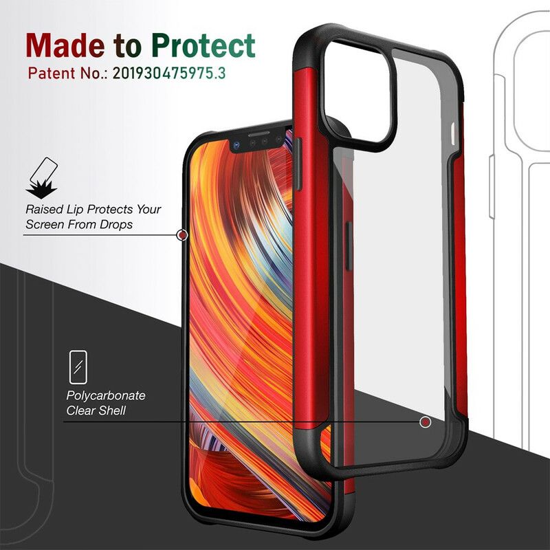 Cover Til iPhone 13 Mini Klare Hybride Kofangerkanter