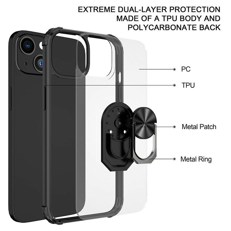 Cover Til iPhone 13 Mini Premium Ring Hybrid