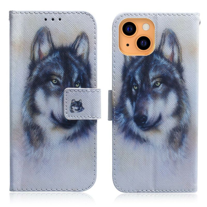 Flip Cover iPhone 13 Mini Canine Look