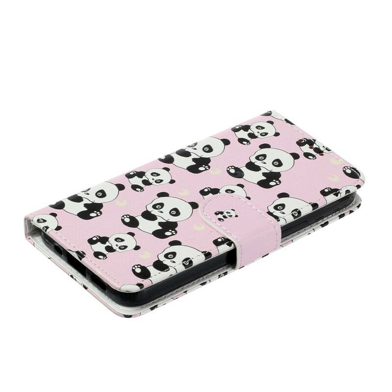 Flip Cover iPhone 13 Mini Flere Pandaer