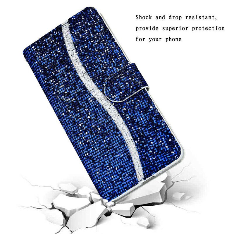 Flip Cover iPhone 13 Mini Glitter S Design