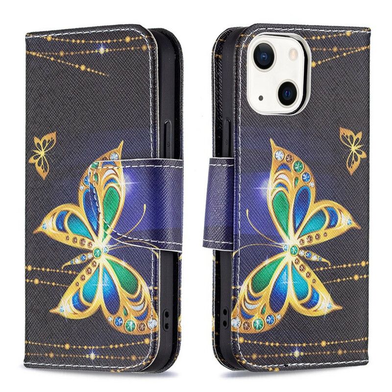 Flip Cover iPhone 13 Mini Magic Butterfly