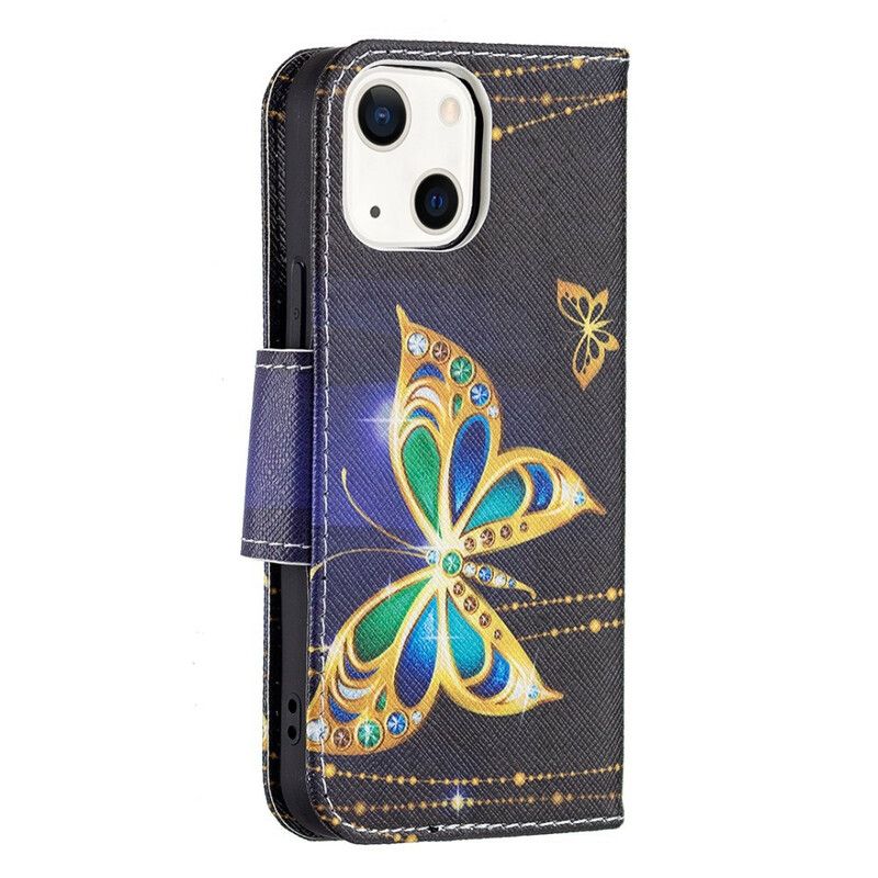 Flip Cover iPhone 13 Mini Magic Butterfly