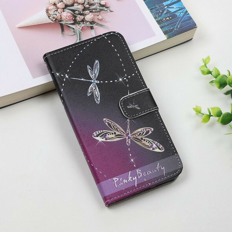 Flip Cover iPhone 13 Mini Thong Dragonflies