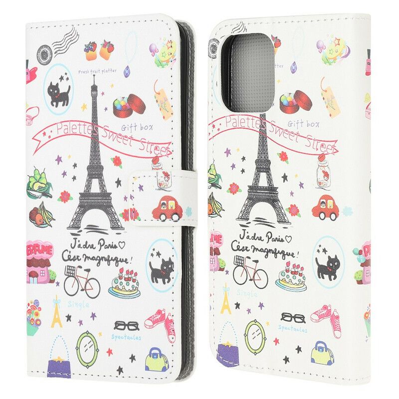 Flip Cover Til iPhone 13 Mini Jeg Elsker Paris