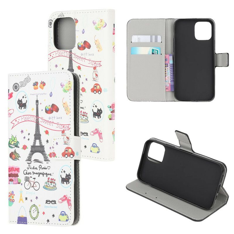 Flip Cover Til iPhone 13 Mini Jeg Elsker Paris