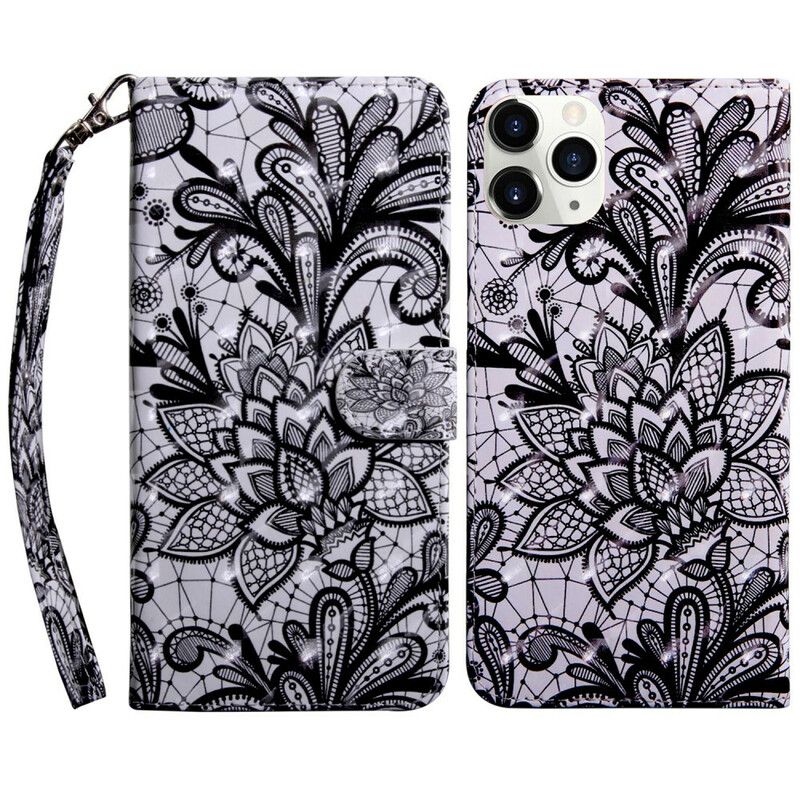 Flip Cover Til iPhone 13 Mini Light Spot Lace