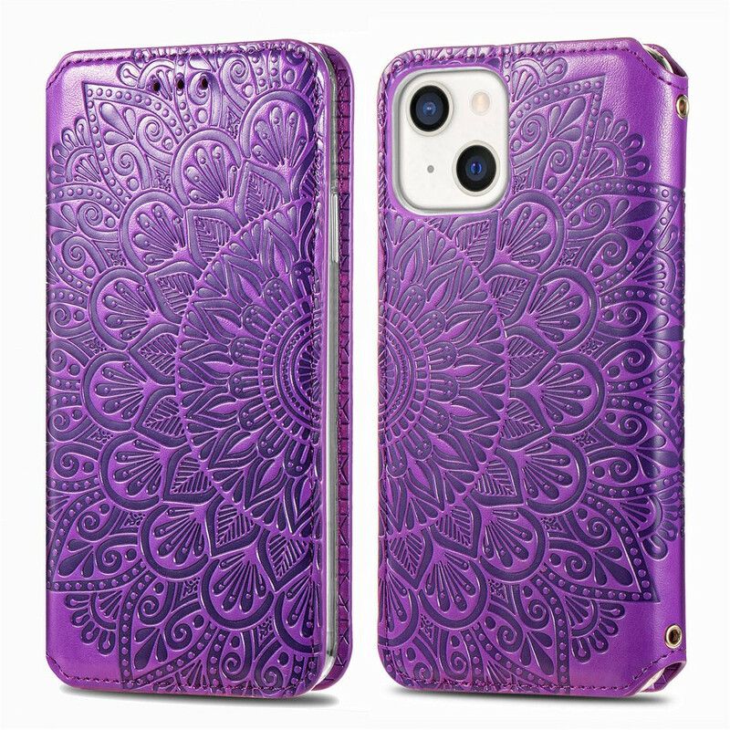 Flip Cover Til iPhone 13 Mini Mandala