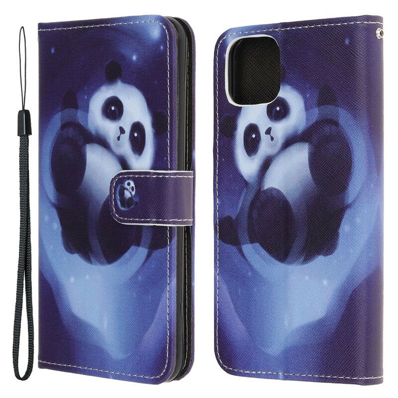 Flip Cover Til iPhone 13 Mini Panda Space