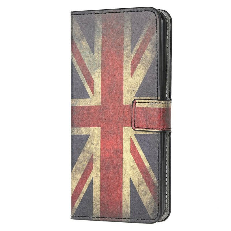 Læder Cover iPhone 13 Mini Telefon Etui Englands Flag