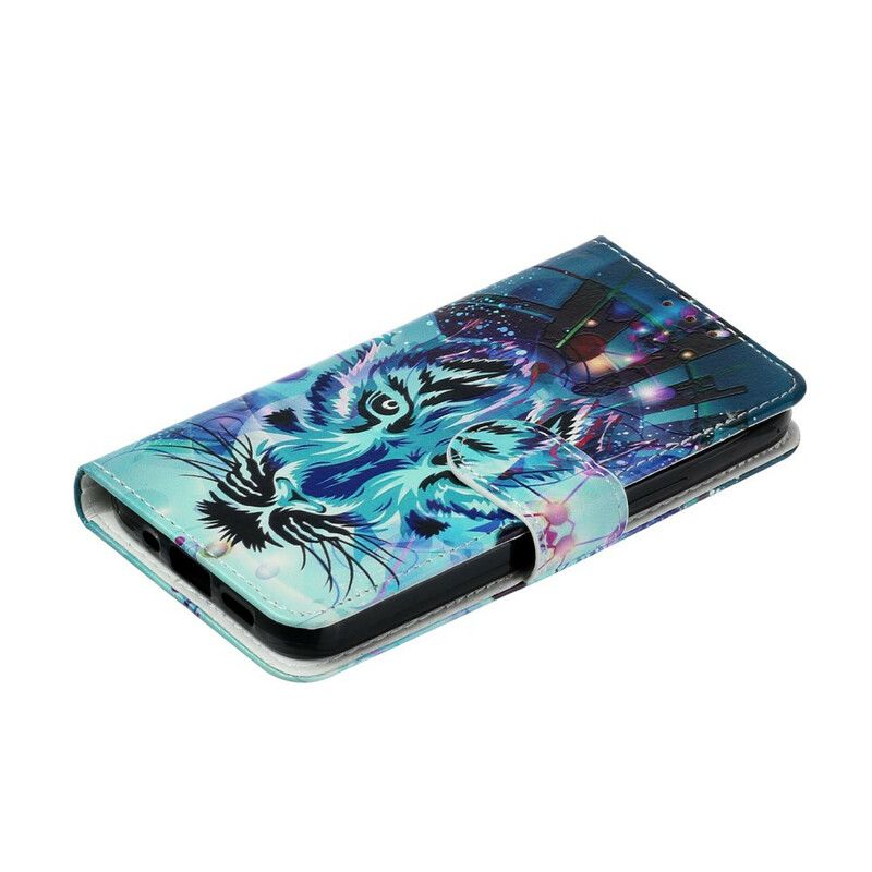 Læder Cover iPhone 13 Mini Telefon Etui Ice Tiger