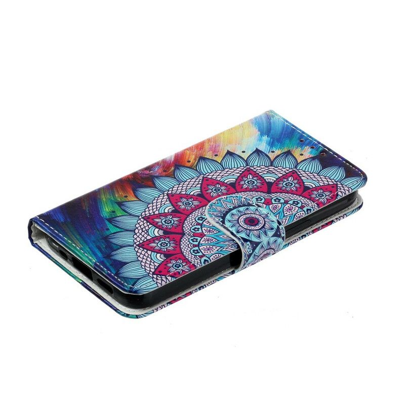 Læder Cover iPhone 13 Mini Telefon Etui Ultra Farverig Mandala